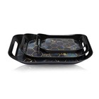 3 Pcs Serving Tray Set | Nested Trays for Kitchen-Dining Room code 3