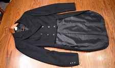 Grand Prix shadbelly coat jacket black, CAN 12 USA 6