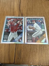 Mike Trout Josh Jung Rookie Topps Chrome 88