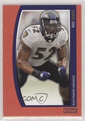 2009 Topps Unique Red Premier 513/799 Ray Lewis #3 HOF 2u3