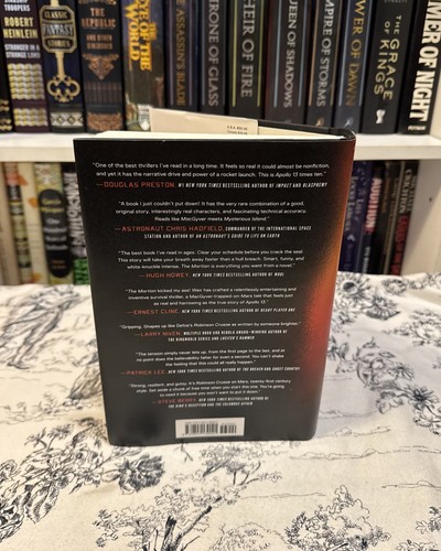 The Martian by Andy Weir (2014, Hardcover) First Edition/Late Print, VG+, 1st - Picture 2 of 12