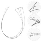 4 Pcs Bilderrahmen Aufhänge Draht Edelstahl Drahtseil Drahtseilbügel