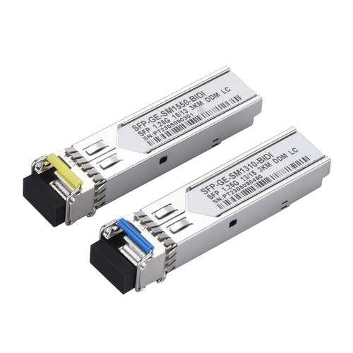 1 Pair 3KM Single-Mode Fiber SMF LC Simplex Connector SFP Transceiver Module