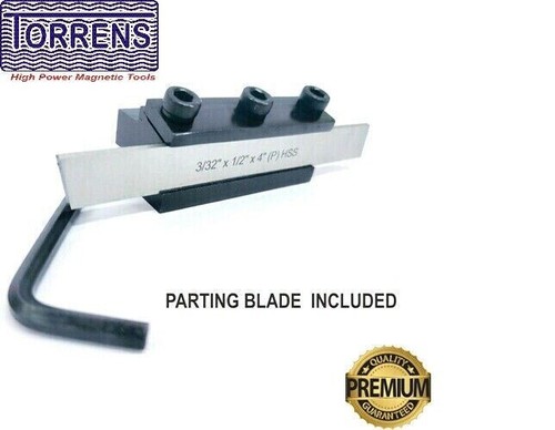 T TYPE LATHE PARTING TOOL CLAMP CUT OFF TOOLS 1/2" HSS BLADE 3/8" SHANK -USA - Picture 3 of 4