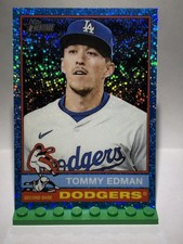 Tommy Edman #720 Topps 2025 Heritage High Number Blue Sparkle SP