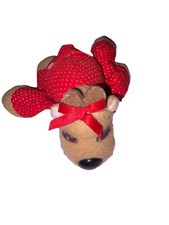 Vintage 1986 Ramona Reindeer From Hallmark Rodney Friends Plush Christmas