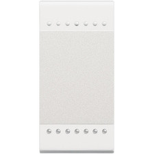 Pulsante 1P NO 10 A 250 Vac 1M Bianco Bticino N4005N