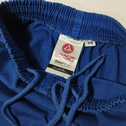 Gracie Barra Equipe Jiu Jitsu BJJ Gi Jacke und Hose Jugend Y4 blau GBY4B#05 - Bild 22 von 22