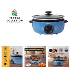 Dishwasher Safe 6.5 Quart Slow Cooker with Cool Touch Handles for Safe Cooking