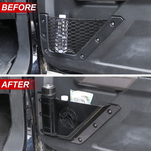 Caja organizadora de inserción lateral con bolsillos de almacenamiento de puertas para Ford Bronco 2021-2025 4 puertas - Imagen 4 de 9