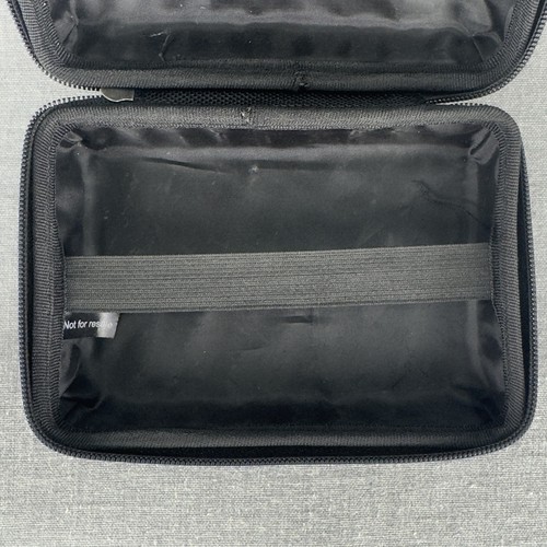 TUMI for Delta Hard Case Black Amenity Travel Kit Zip Toiletry Case Only Empty - Picture 5 of 10