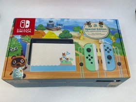 Nintendo Switch HAC-001 Animal Crossing Edition w/Box & Accessories (RO1068497)