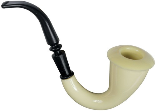 Sherlock Holmes Pfeife Kostüm Zubehör schwarz Einheitsgröße ideal für Hallo... - Bild 1 von 2