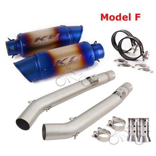 Silenciador azul de puntas de escape con sistema deslizable para Suzuki Vstrom 1000 DL1000 2002-2013 - Imagen 11 de 11