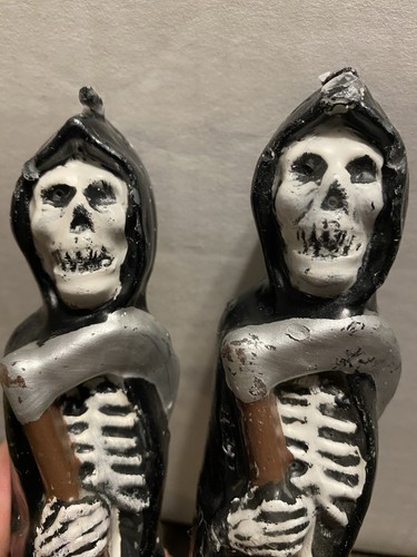 Candele raccapriccianti vintage Grim Reaper, novità del forum di Halloween 1996 - Foto 4 di 8