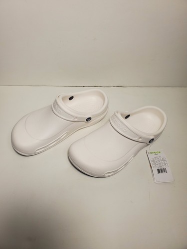 ZUECO DE TRABAJO CROCS UNISEX ADULTO ANTIDESLIZANTE BISTRO BLANCO TALLA 7 HOMBRE/9 MUJER - Imagen 7 de 8