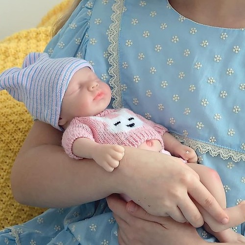 Reborn Baby Dolls 12'' Girl Full Silicone Baby Doll Realistic-Newborn Baby Do... - Picture 6 of 7