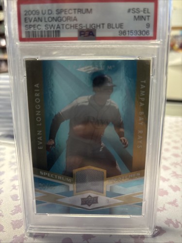 2009 Upper Deck Spectrum - Spectrum Swatches Evan Longoria #SS-EL Light Blue /99 - Picture 1 of 1