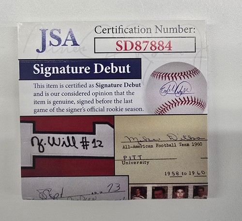 Fernando Tatis Jr. Autograph Black Baseball Gold Ink Auto JSA - Picture 4 of 4