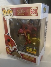 Funko Pop! Mushu Disney Mulan #630 Diamond Hot Topic Exclusive Vinyl Figure