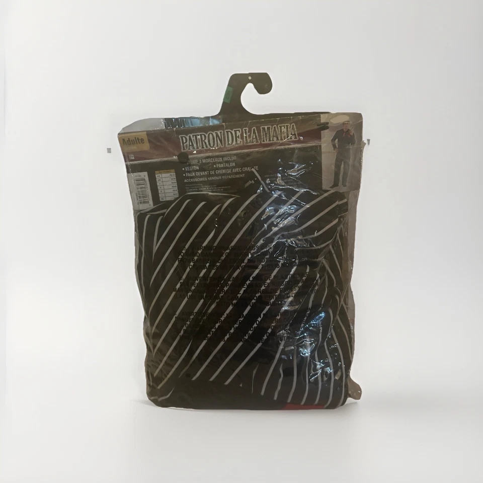 Mob Boss Men’s Costume, Includes Jacket, Pants, And Mock Shirt, Mafia Medium - Image 2 of 3