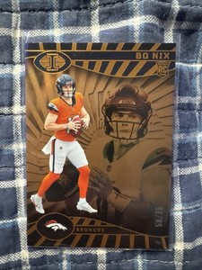 2024 Panini Illusions - Bo Nix #22 Trophy Collection Bronze /75 (RC)