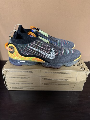 Nike Air VaporMax 2020 FK Flyknit Shoes Grey Multi-Color Men’s Size 12 - Picture 3 of 8