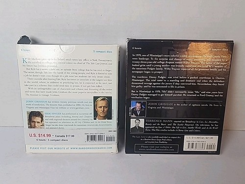 John Grisham Audiobook CD Lot- The Associate & The Last Juror - Picture 2 of 4