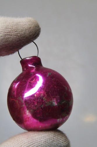 Lotto CESTO PALLINE albero piuma vetro vintage figure decorazioni natalizie brite lucido - Foto 6 di 10