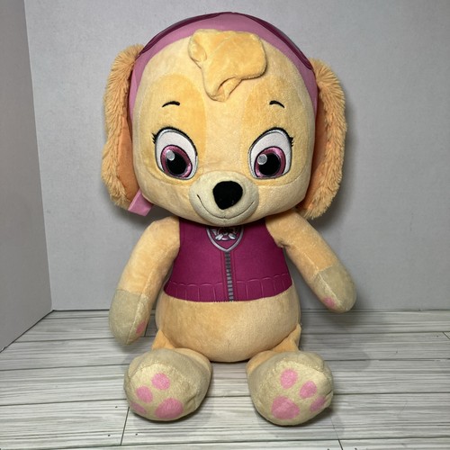 PAW PATROL SKYE PLUSH 22" Large Stuffed Animal Nickelodeon Pink Dog 2018