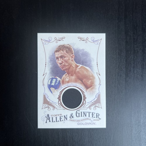2016 Topps Allen & Ginter Gennady Golovkin USED RELIC #FSRB-GG Rookie RC NRMT - Picture 1 of 2