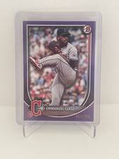 2025 Bowman Baseball Emmanuel Clase Purple Paper /250 Guardians