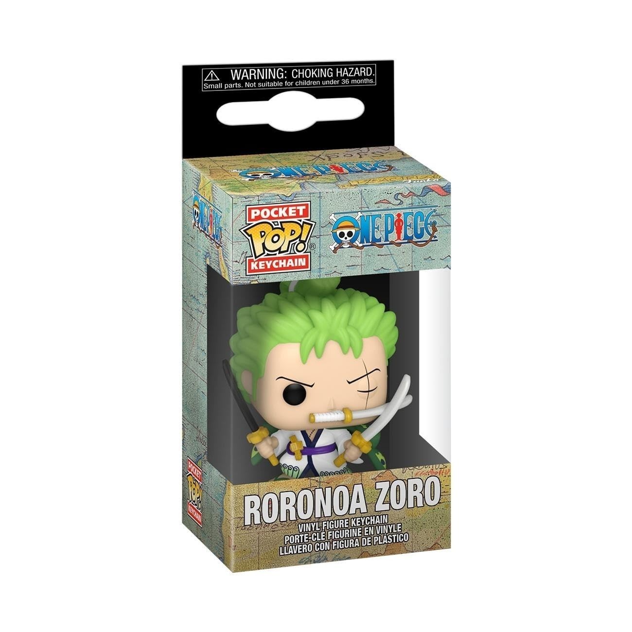 Funko Pop! Брелок для ключей: One Piece - Ророноа Зоро - Лоренор Зорро - Neuartiger Schlü