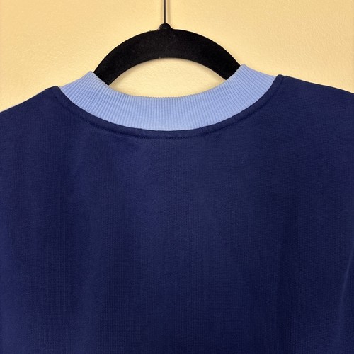 DROLE DE MONSIEUR Le Drôle Fleuri Sweatshirt Rundhals geblümt Größe Small blau - Bild 9 von 12