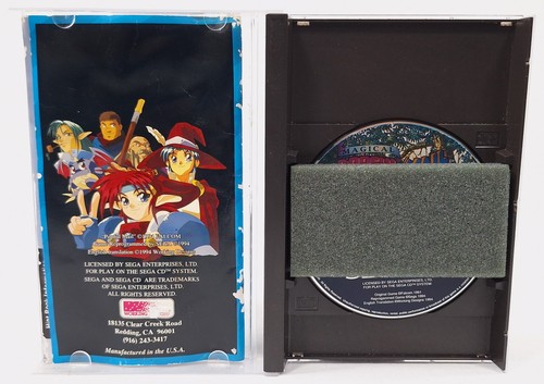 Popful Mail Magical Fantasy Adventure (Sega CD, 1995) CIB Manual Reg Card & Foam - Bild 4 von 20