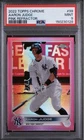 Aaron Judge 2022 Topps Chrome Pink Refractor #99 PSA 9 MVP Buyback NY Yankees