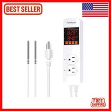 Dual Zone Digital Temperature Controller for Reptiles   Precision Heating  C...