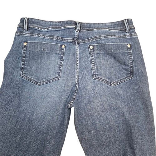 J.Jill Denim Authentic Fit Slim Ankle Jeans Women's Sz 10 Tall - Picture 2 of 10