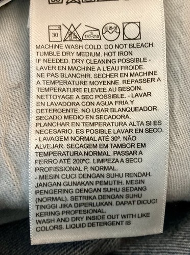 Levis 505 Jeans Herren 34x34 Blau Straight Leg Regular Fit 100% Baumwolle NEU Neu mit Etikett - Bild 18 von 19