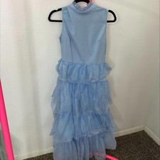 SHEIN RUFFLE MESH DRESS  - SIZE M
