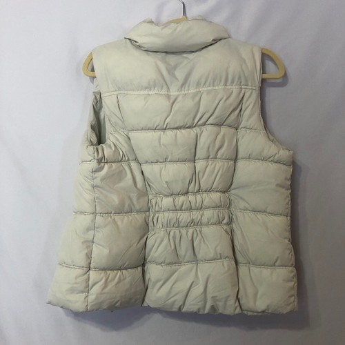 GAP Invierno Blanco Puffer Acolchado Chaleco Mujer M Invierno Chaqueta Cálida Esquí Snowboard - Imagen 8 de 8