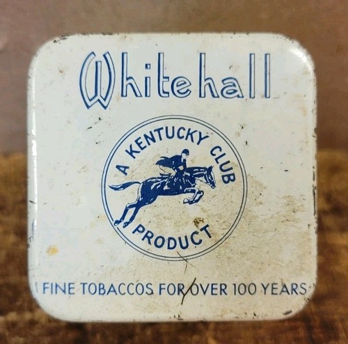 Whitehall, mezcla para fumar. Kentucky Club, Wheeling, W.Vir.- Lata de tabaco vintage - Imagen 5 de 6
