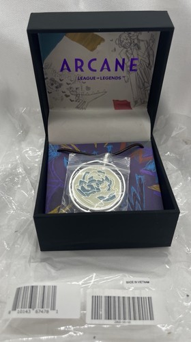 League of Legends Arcane Blue Rose Necklace Authentic Riot Games Exclusive Ver.