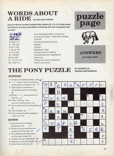 TWO (2) BRITISH CHILDREN'S ANNUALS - RIDING (1977) AND PONY (1979), HARDCOVER - Foto 18 di 23