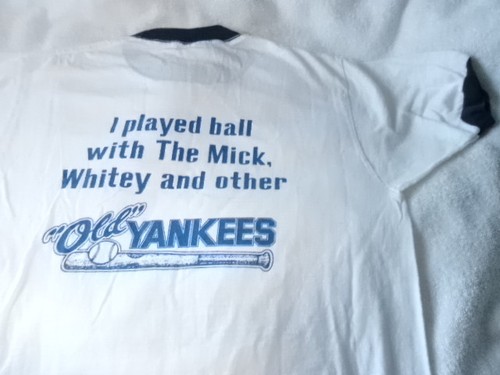MICKEY MANTLE-WHITEY FORD 1985 FANTASY CAMP T SHIRT - Picture 2 of 2