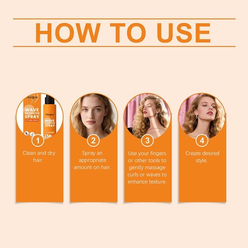 Wave Activator Spray Curl Hair Styling Spray 100ml Levigante Nutriente 100 mlα - Foto 15 di 16