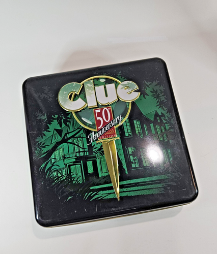 Clue Brettspiel 50th Anniversary Edition in Sammlerdose Komplettsatz - Bild 3 von 7