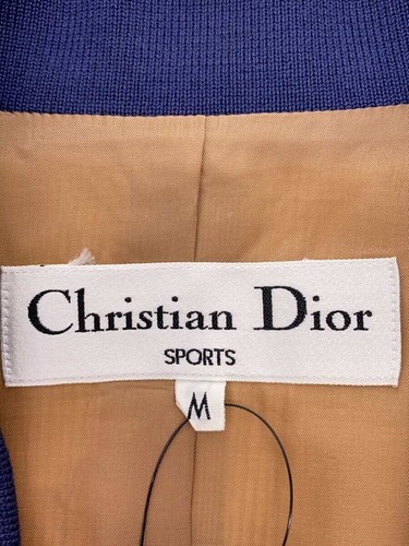 Christian Dior SPORTS Tailored Jacket M Rayon Beige Check with Shoulder Used - Picture 3 of 5