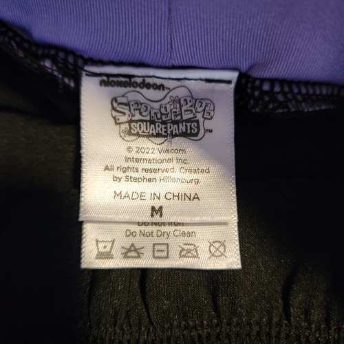 Bob Esponja Pantalones Cortos Sirena Hombre Disfraz Pantalones Cortos Espíritu Negro Mujer Mediano NUEVO SIN ETIQUETAS  - Imagen 7 de 12