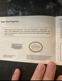 Super Off Road MANUAL ONLY (Nintendo NES)